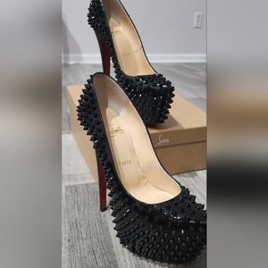 Christian Louboutin Daffodile Spikes 160 Patent Size 38